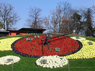 L'horloge fleurie de Genève